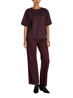 EAST 42ND Animal Print T-Shirt, Fig - view 2, Fig