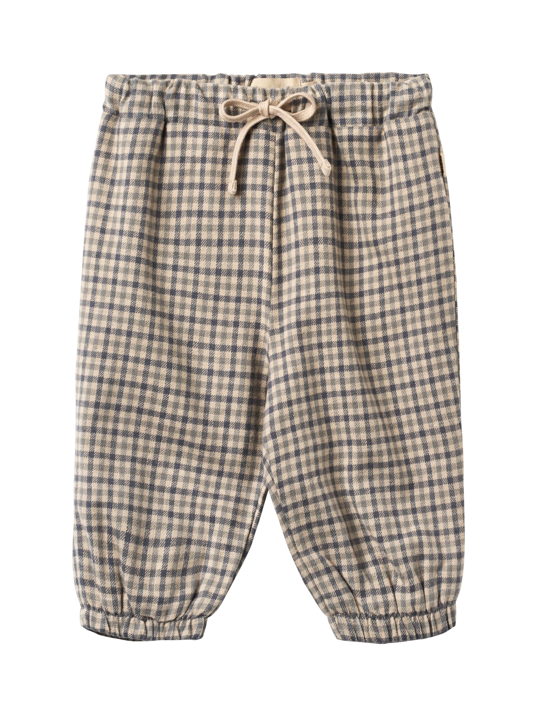 WHEAT Baby Check Trousers, Blue/Multi