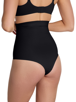 Heist The Invisible High Waist Brazilian Knickers, Black - view 2, Black
