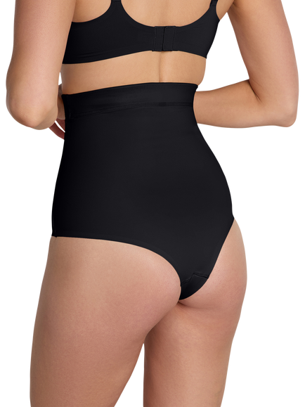 Heist The Invisible High Waist Brazilian Knickers, Black - view 2, Black
