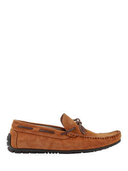 Jones Bootmaker Zeke Leather Full Slippers, Chesnut