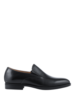 Jones Bootmaker Rothbury Wide Fit Leather Loafers, Black, Black