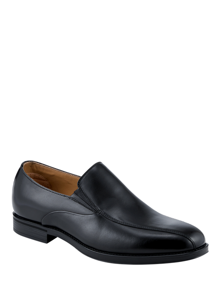 Jones Bootmaker Rothbury Wide Fit Leather Loafers - view 2, Black