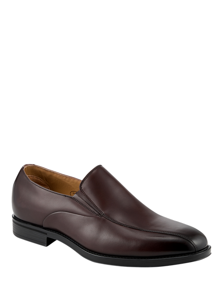 Jones Bootmaker Rothbury Wide Fit Leather Loafers - view 2, Brown
