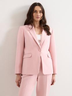 Phase Eight Fara Single Breasted Jacket, Pale Pink, Pale Pink