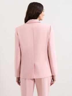 Phase Eight Fara Single Breasted Jacket, Pale Pink - view 2, Pale Pink