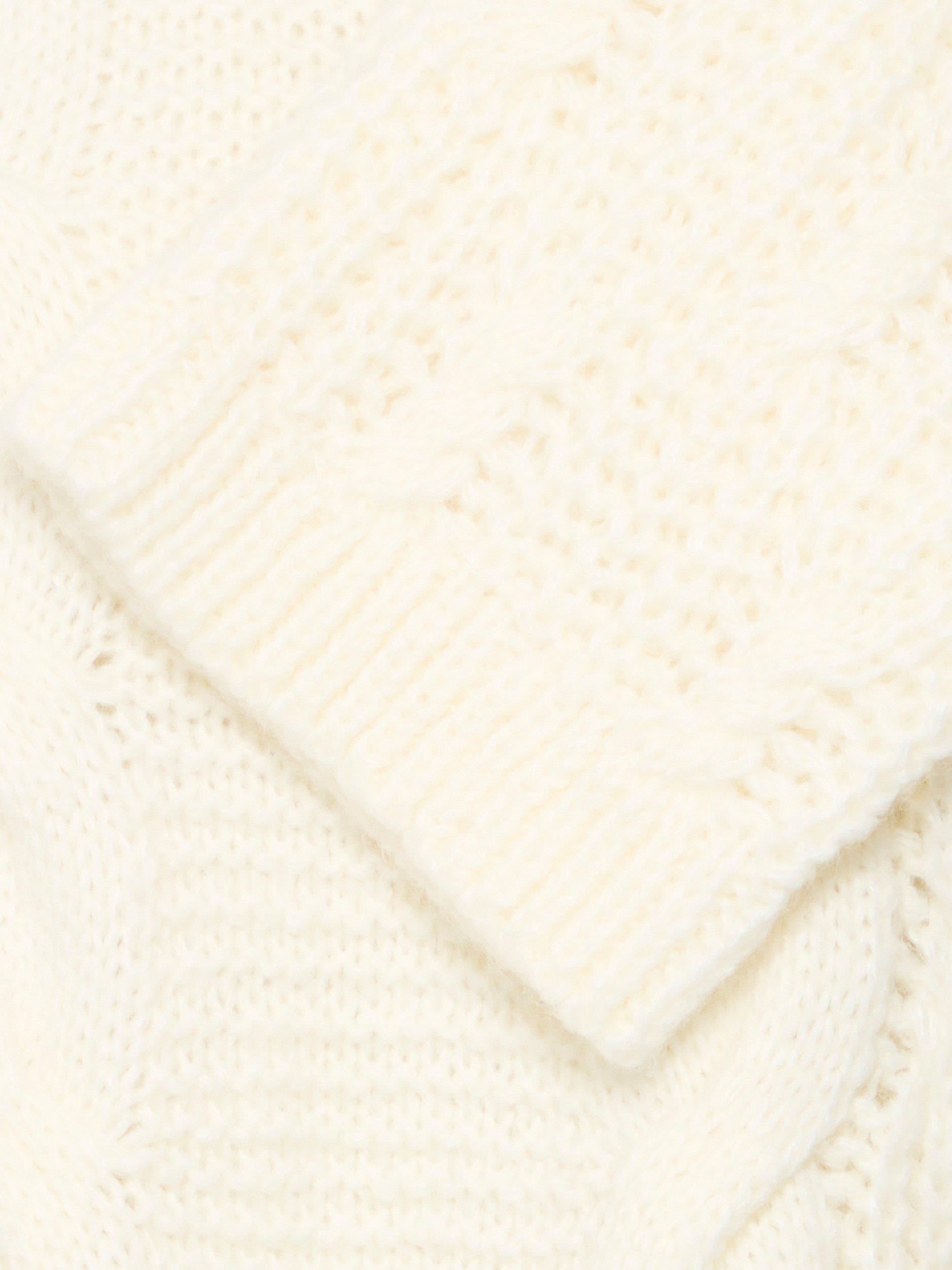 Product image 7 of 7, which shows ICHI Anela Long Sleeve Knit Jumper , Almond Milk, XS