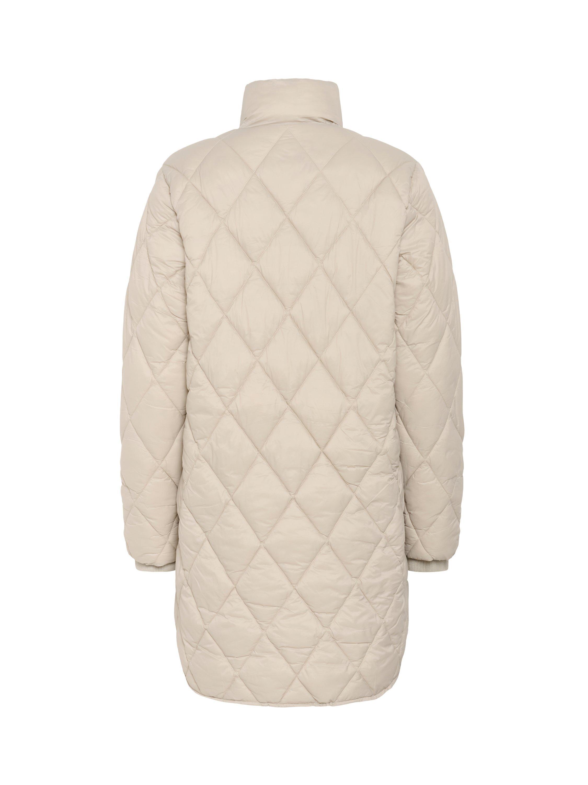 Product image 6 of 6, which shows Part Two Olilas High Neck Zip-Through Jacket, Pure Cashmere, 8