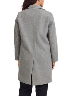 ICHI Jannet Long Sleeve Collared Coat - view 2, Grey