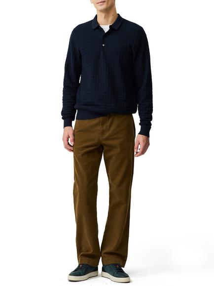 Rodd & Gunn Clyde Relaxed Fit Trousers, Khaki