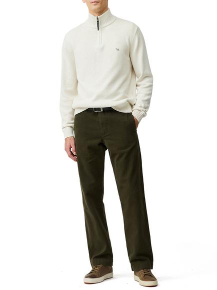 Rodd & Gunn Clyde Relaxed Fit Trousers, Olive