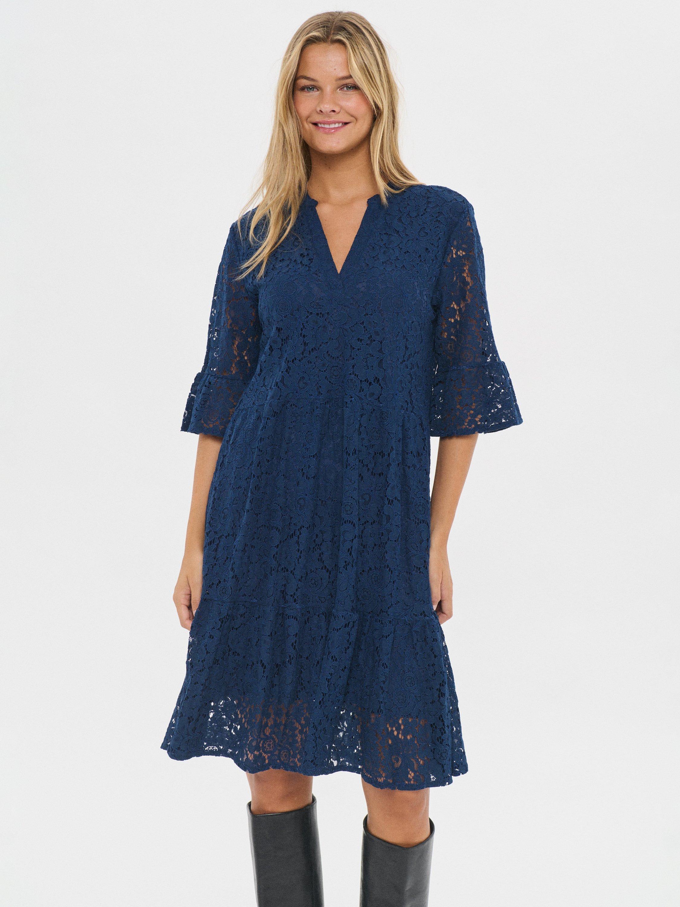 Saint Tropez Zanna Lace Dress, Pageant Blue