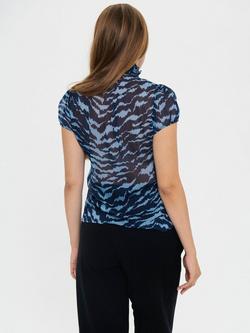 Saint Tropez Lilja Crinkle Top, Pageant Blue - view 2, Pageant Blue