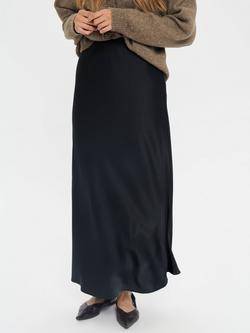 Saint Tropez Lodisa Slip Maxi Skirt, Black, Black
