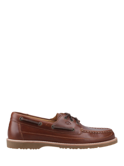 Sperry Topsider Leather Mini Lug 3 Eye Boat Shoes, Brown, Brown