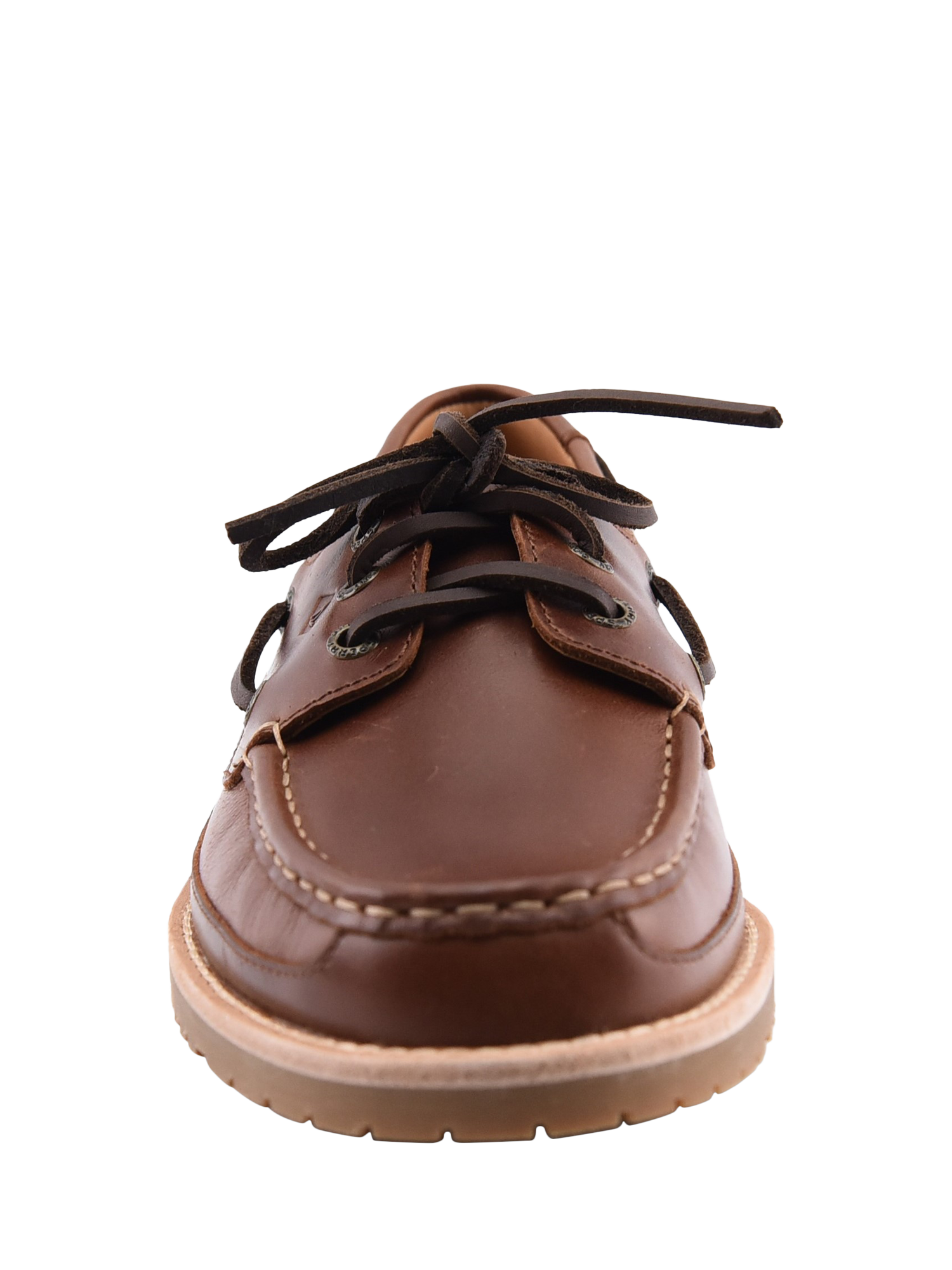 Sperry Topsider Leather Mini Lug 3 Eye Boat Shoes, Brown