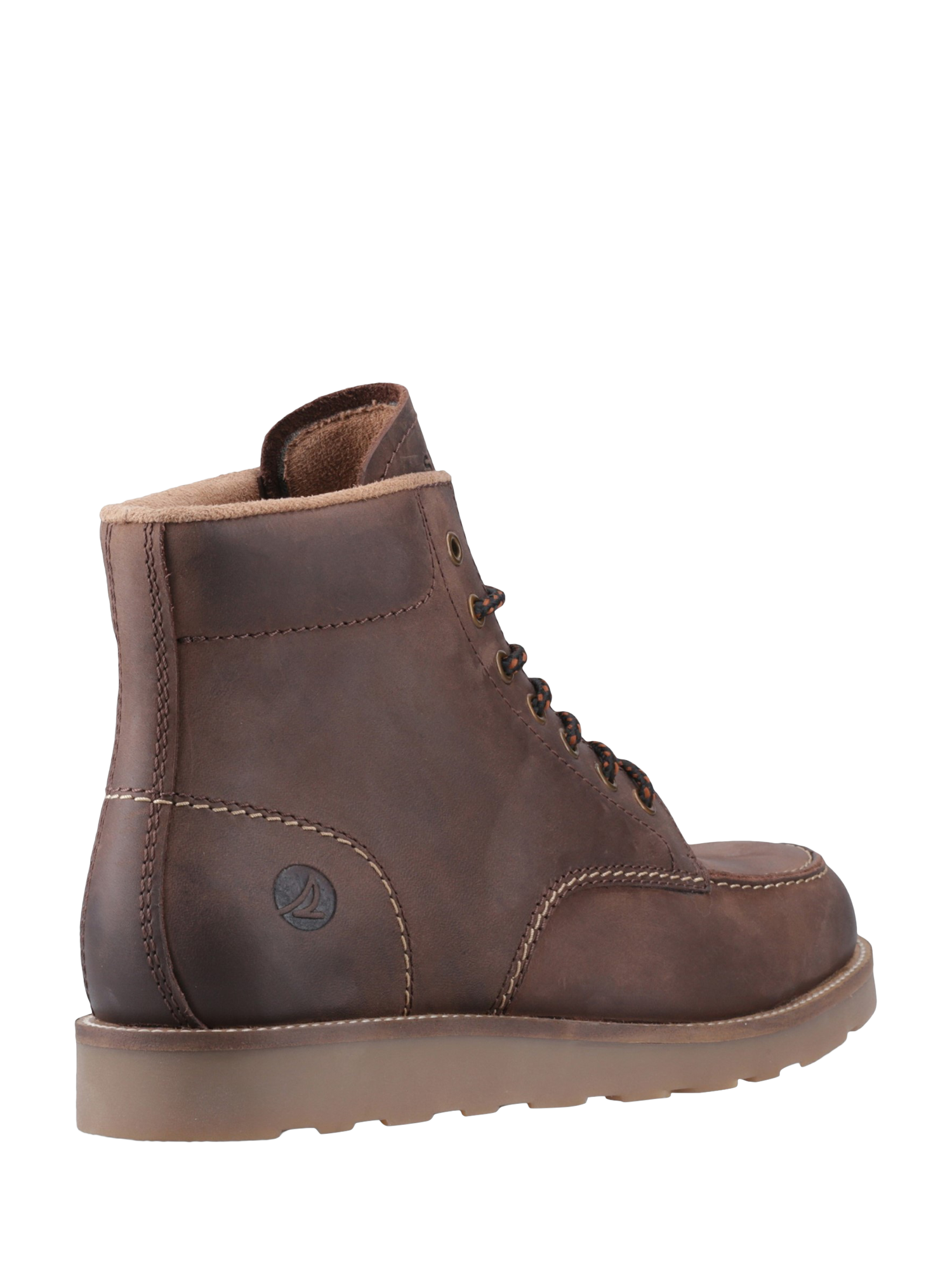 Product image 3 of 4, which shows Sperry Boston Leather Lace-Up Ankle Boots, Brown, 7