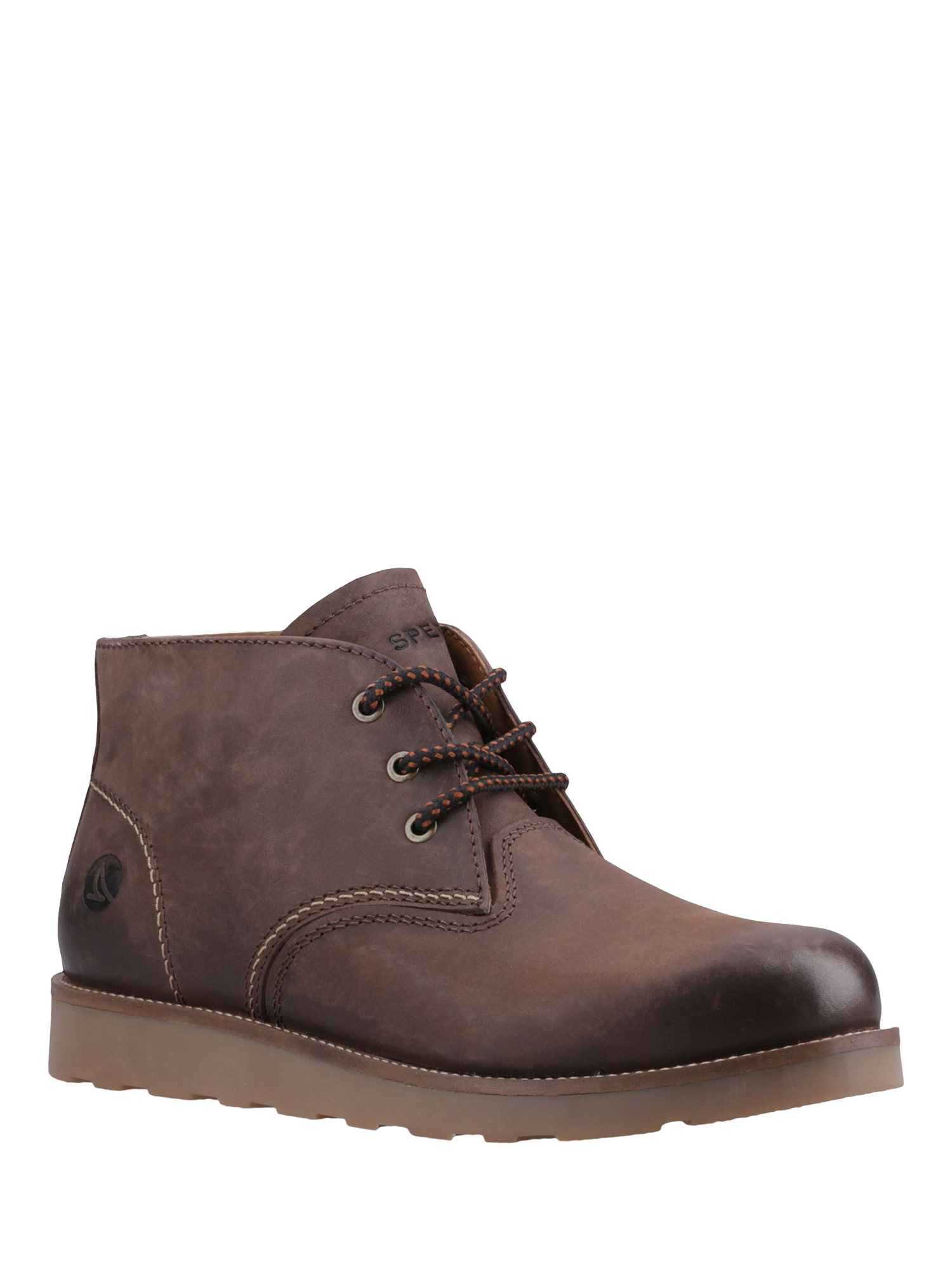 Product image 2 of 4, which shows Sperry Portland Leather Lace-Up Ankle Boots, Brown, 7