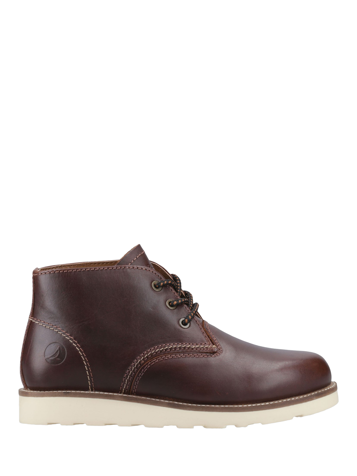 Product image 1 of 5, which shows Sperry Portland Leather Lace-Up Ankle Boots, Chocolate, 7
