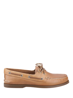 Sperry Authentic Original Leather Boat Shoes, Brown, Brown