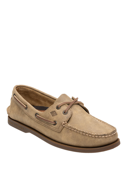 Sperry Authentic Original Leather 2 Eye Boat Shoes - view 2, Tan