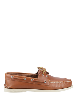 Sperry Authentic Original Leather Boat Shoes, Tan, Tan