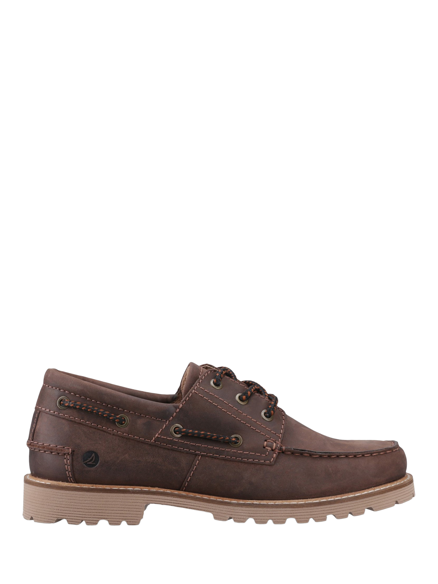 Sperry Houston Leather Lace-Up Boat Shoes, Brown