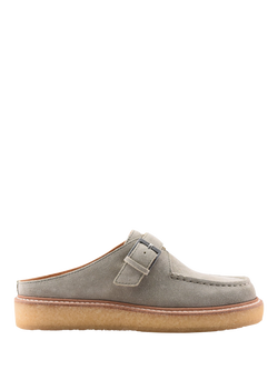 Sperry Captain Oxford Crepe Mules, Moss, Moss