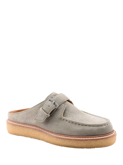 Sperry Captain Oxford Crepe Mules - view 2, Moss
