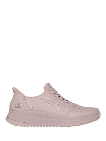 Skechers Bobs Squad Trainers, Light Pink