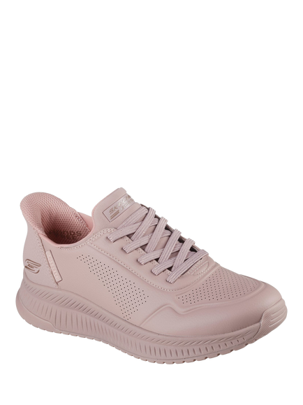 Skechers Bobs Squad Trainers - view 2, Light Pink