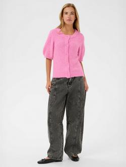 KAFFE Ross Barrel Leg Jeans - view 2, Dark Grey Wash