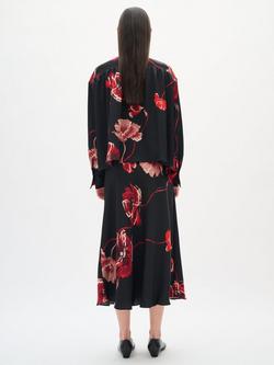 InWear Dawn Floral Long Sleeve Round Neck Blouse - view 2, Black/Multi