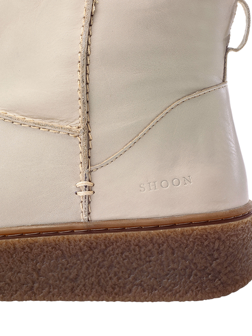Product image 3 of 4, which shows Moda in Pelle Shoon Immy Leather Ankle Boots, Beige, 3