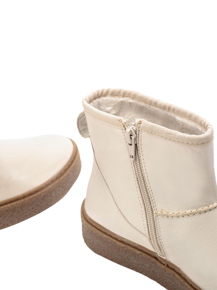 Product image 4 of 4, which shows Moda in Pelle Shoon Immy Leather Ankle Boots, Beige, 3