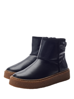 Moda in Pelle Shoon Immy Leather Ankle Boots, Black - view 2, Black