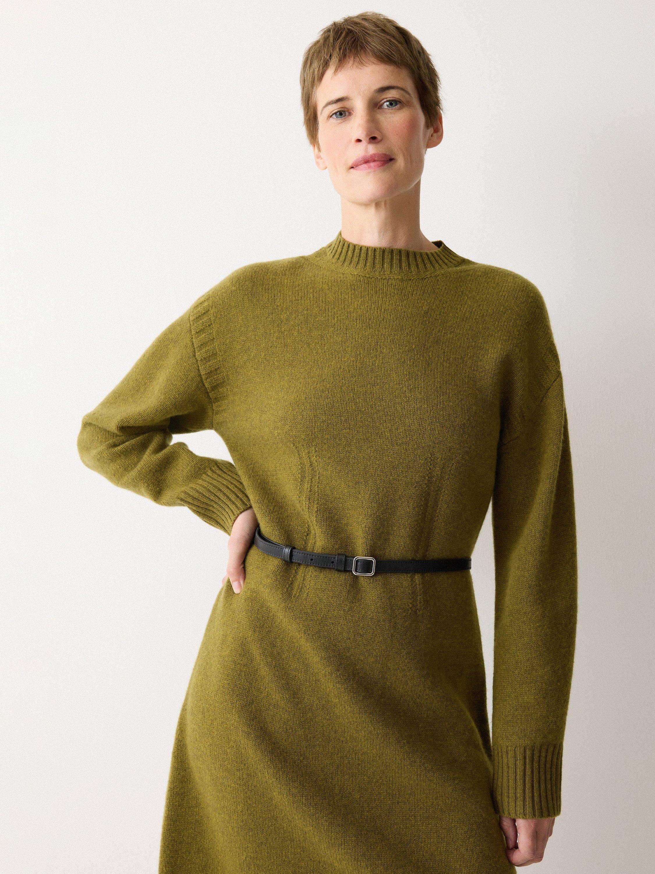 Product image 2 of 4, which shows Jigsaw Super Skinny Leather Belt, Black, M