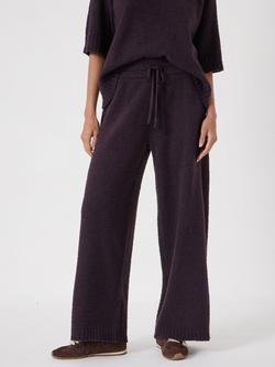 HUSH Lux Super Soft Pyjama Bottoms, Plum Purple