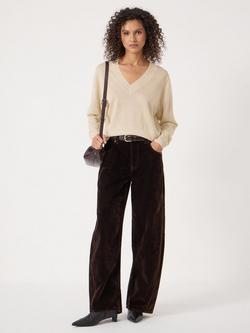 HUSH Gracey V-Neck Jumper - view 2, Gold