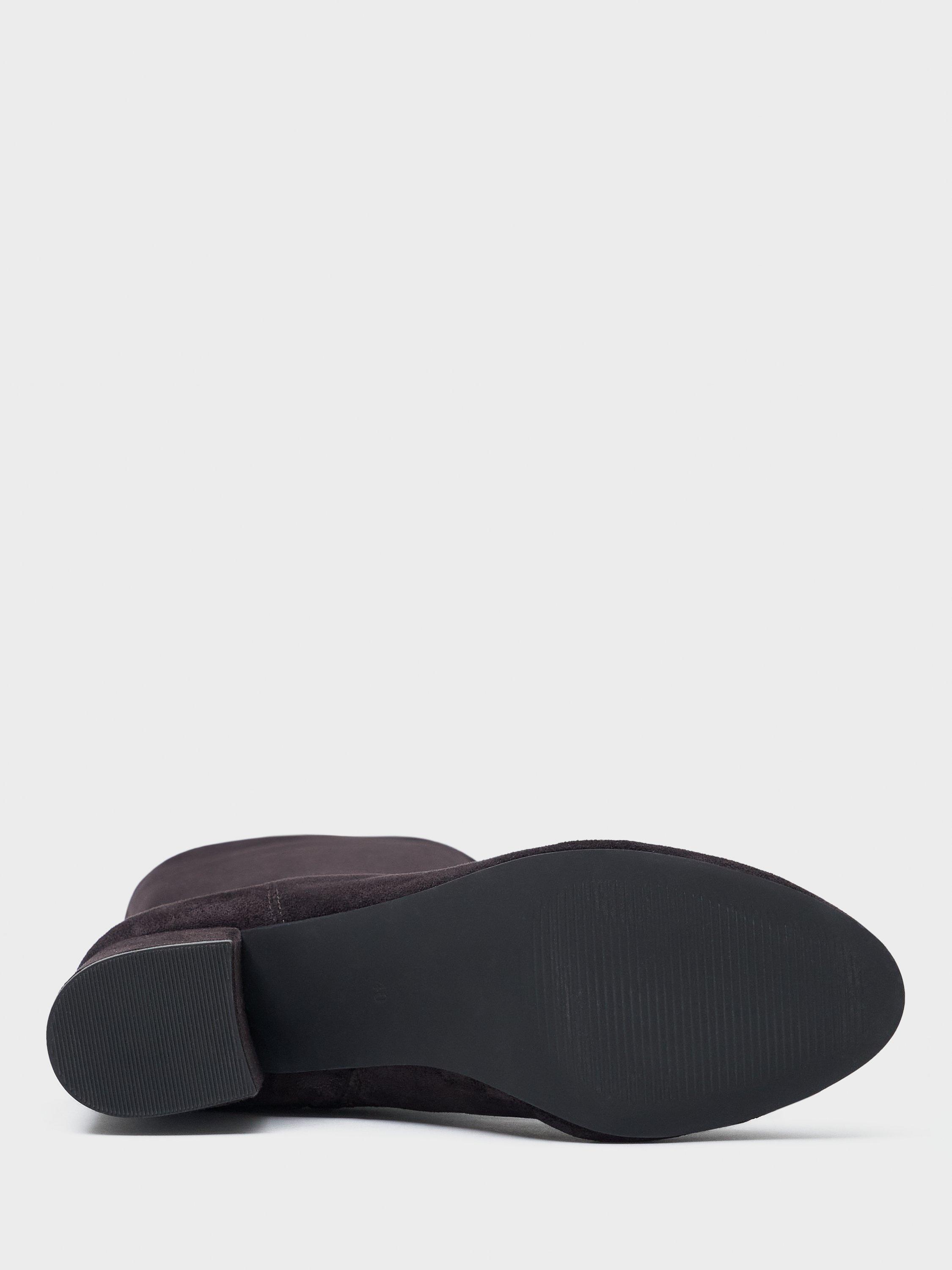 Product image 4 of 4, which shows Crew Clothing Bella Knee High Stretch Boots, Chocolate Brown, 8