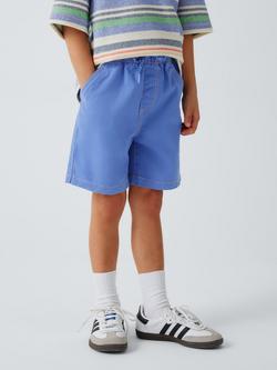 John Lewis Kids' Dock Shorts, Blue, Blue