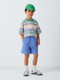 John Lewis Kids' Dock Shorts, Blue - view 2, Blue