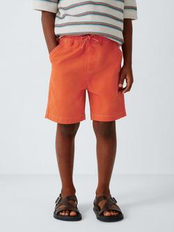 John Lewis Kids' Dock Shorts, Red, Red