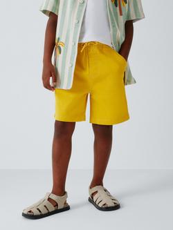 John Lewis Kids' Dock Shorts, Yellow, Yellow