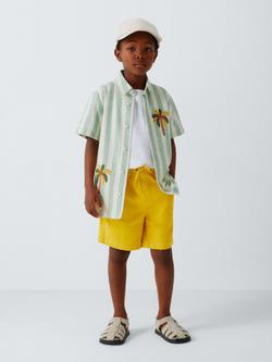 John Lewis Kids' Dock Shorts, Yellow - view 2, Yellow