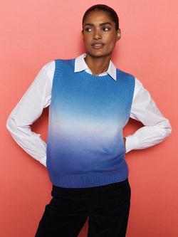NRBY x BOYD Dusk Ombre Wool Rich Tank Top, Blue/Multi, Blue/Multi