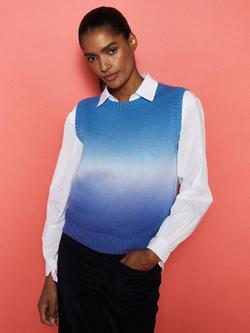 NRBY x BOYD Dusk Ombre Wool Rich Tank Top, Blue/Multi - view 2, Blue/Multi