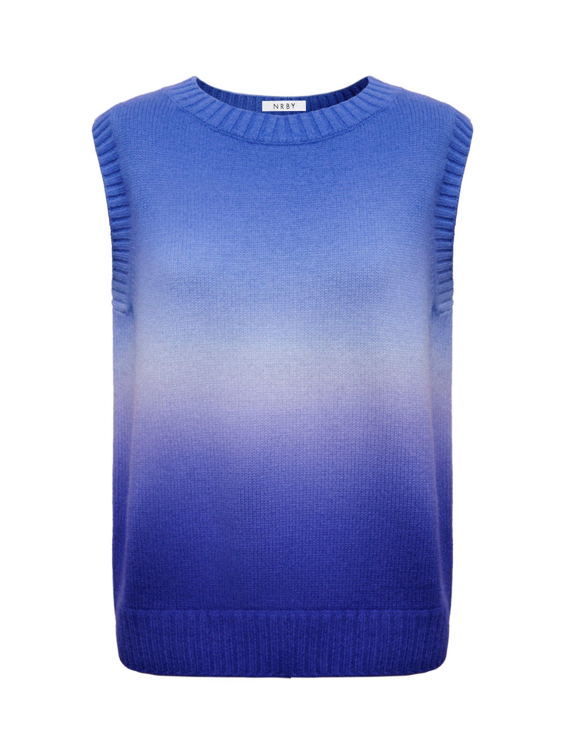 Product image 8 of 8, which shows NRBY x BOYD Dusk Ombre Wool Rich Tank Top, Blue/Multi, XS