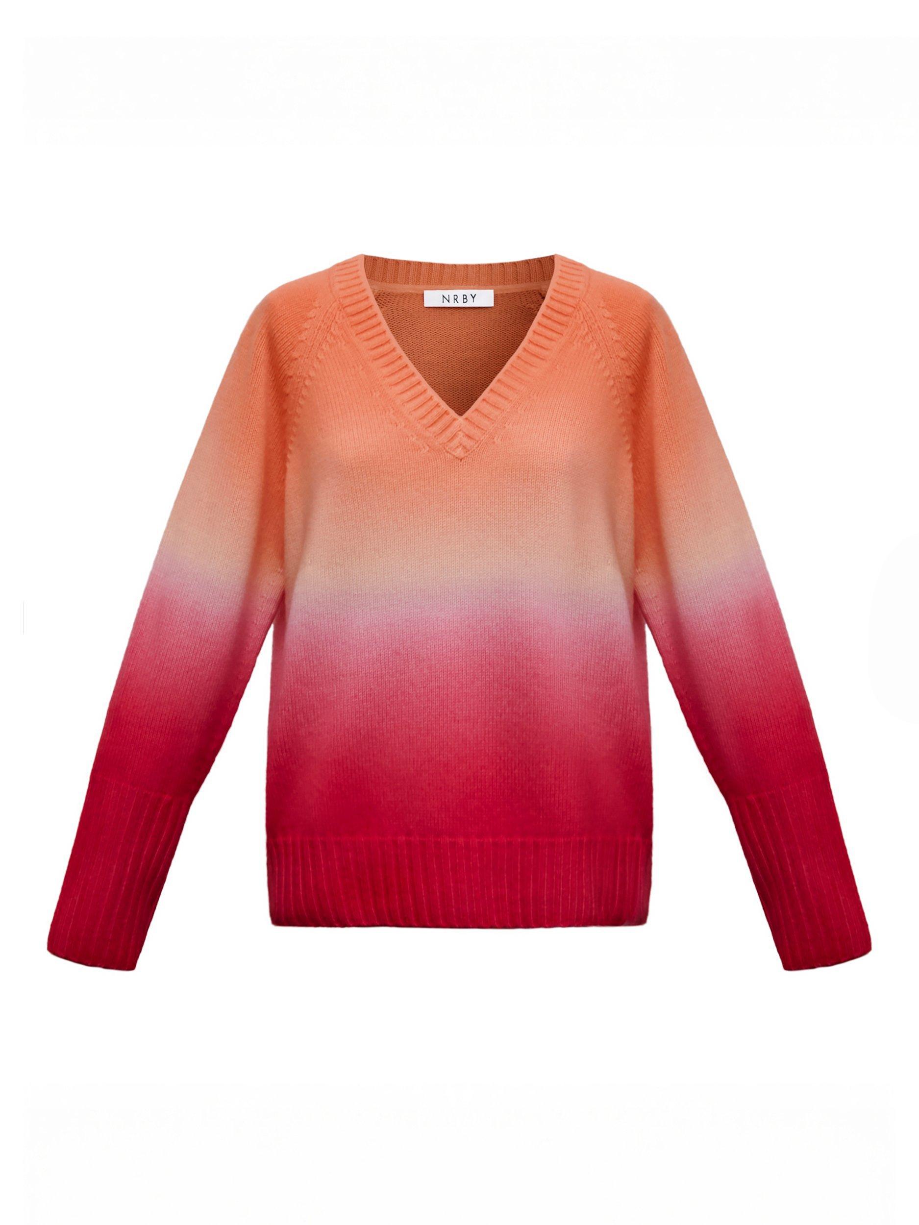 Product image 9 of 9, which shows NRBY x BOYD Sunset Ombre Wool Rich Jumper, Sunset, XS