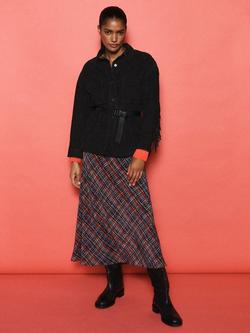 NRBY X BOYD Cyd Tweed Pure Silk Skirt, Multi, Multi